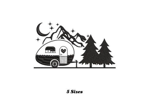 Camping Trailer Applique: A Holiday Design Review
