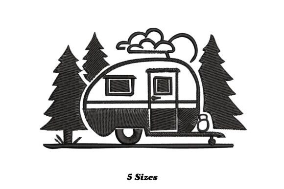 Classic Camper: A Charming Embroidery Design Review
