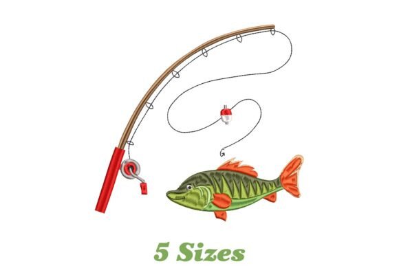 Fish on a Rod: A Whimsical Embroidery Review