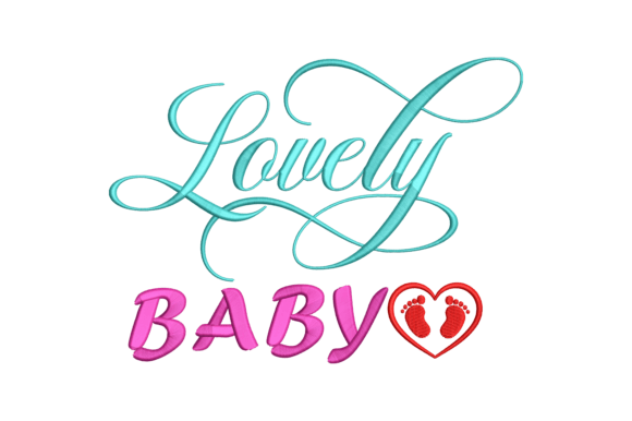 Lovely Baby Embroidery Design Review for Merch