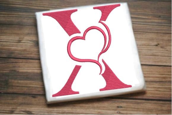 Review: Beautiful X Letter Heart Alphabet for Embroidery
