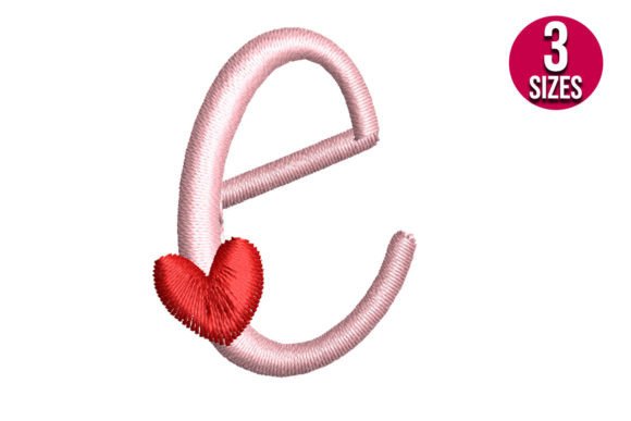 Review: Letter E with Heart Embroidery Design