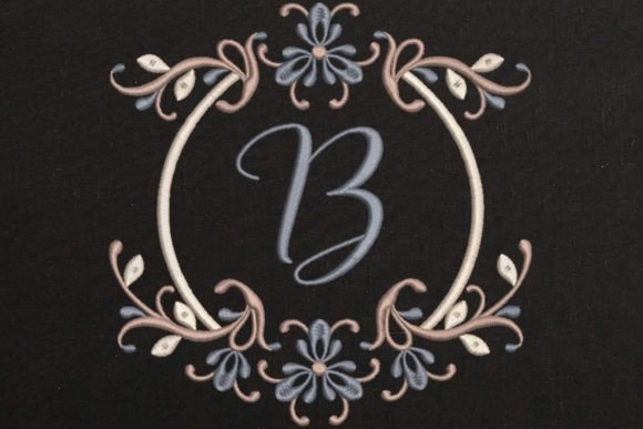 Review: Single Monogram in Frame Letter B